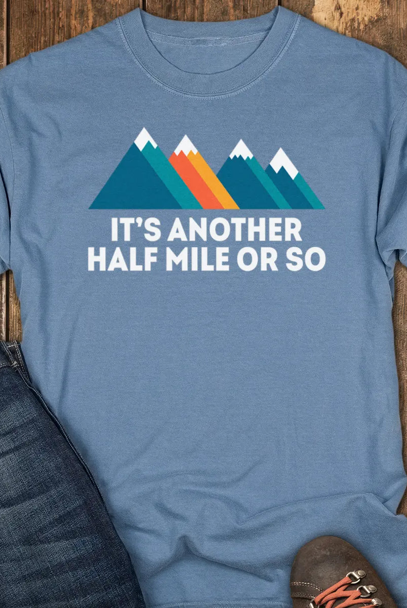 Almost There Tee - Blue Jean