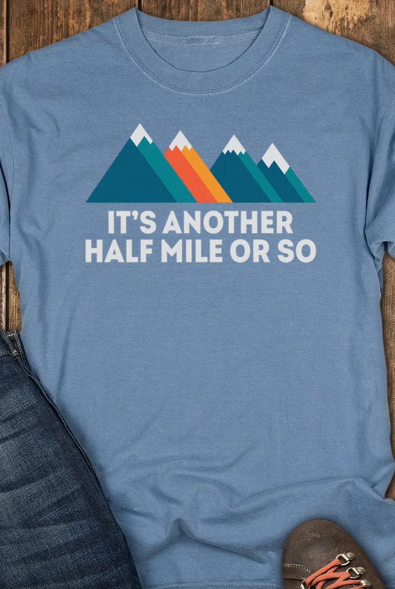 Almost There Tee - Blue Jean