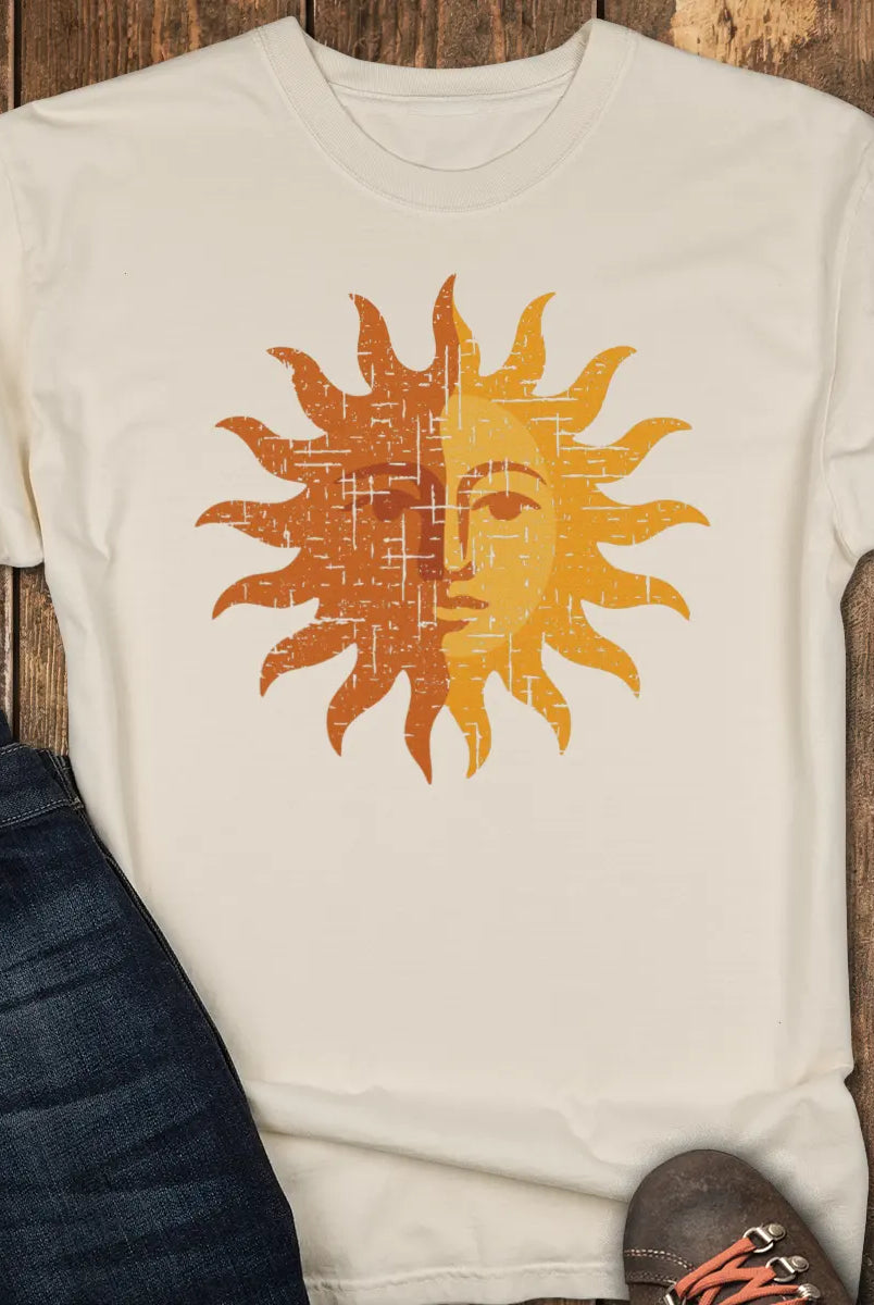 Rustic Sun Tee - Ivory