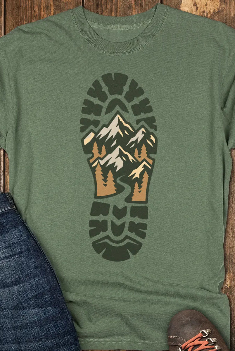 Trailprint Tee - Moss