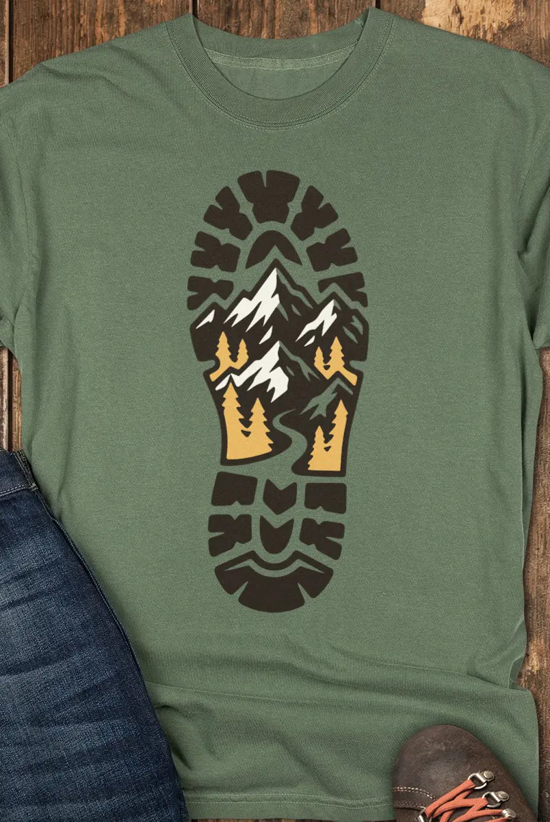 Trailprint Tee - Moss
