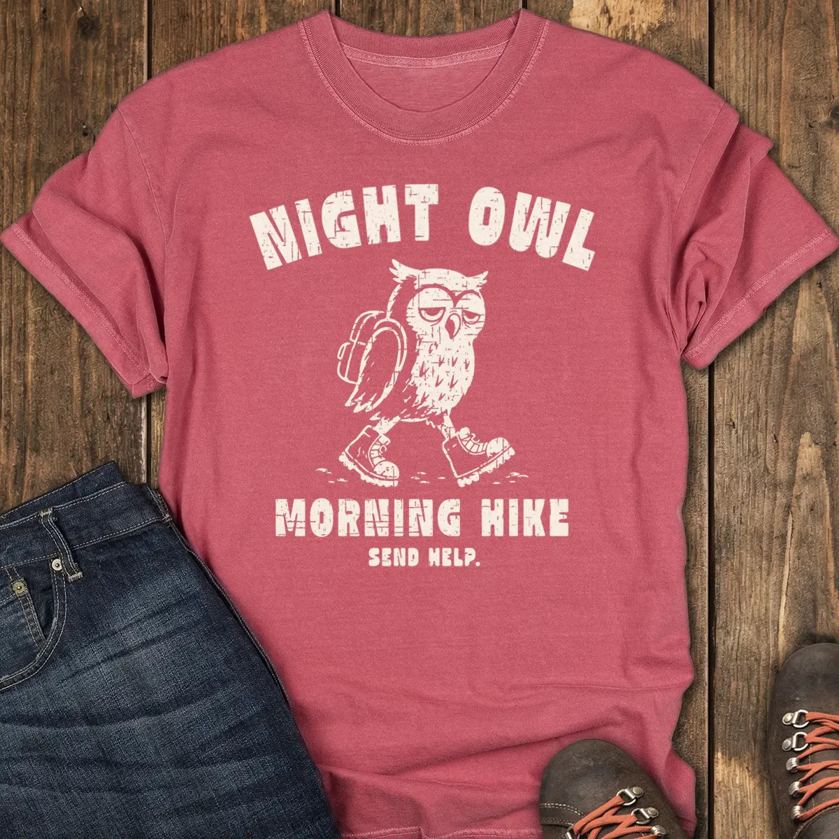 5AM Regret Tee - Crimson