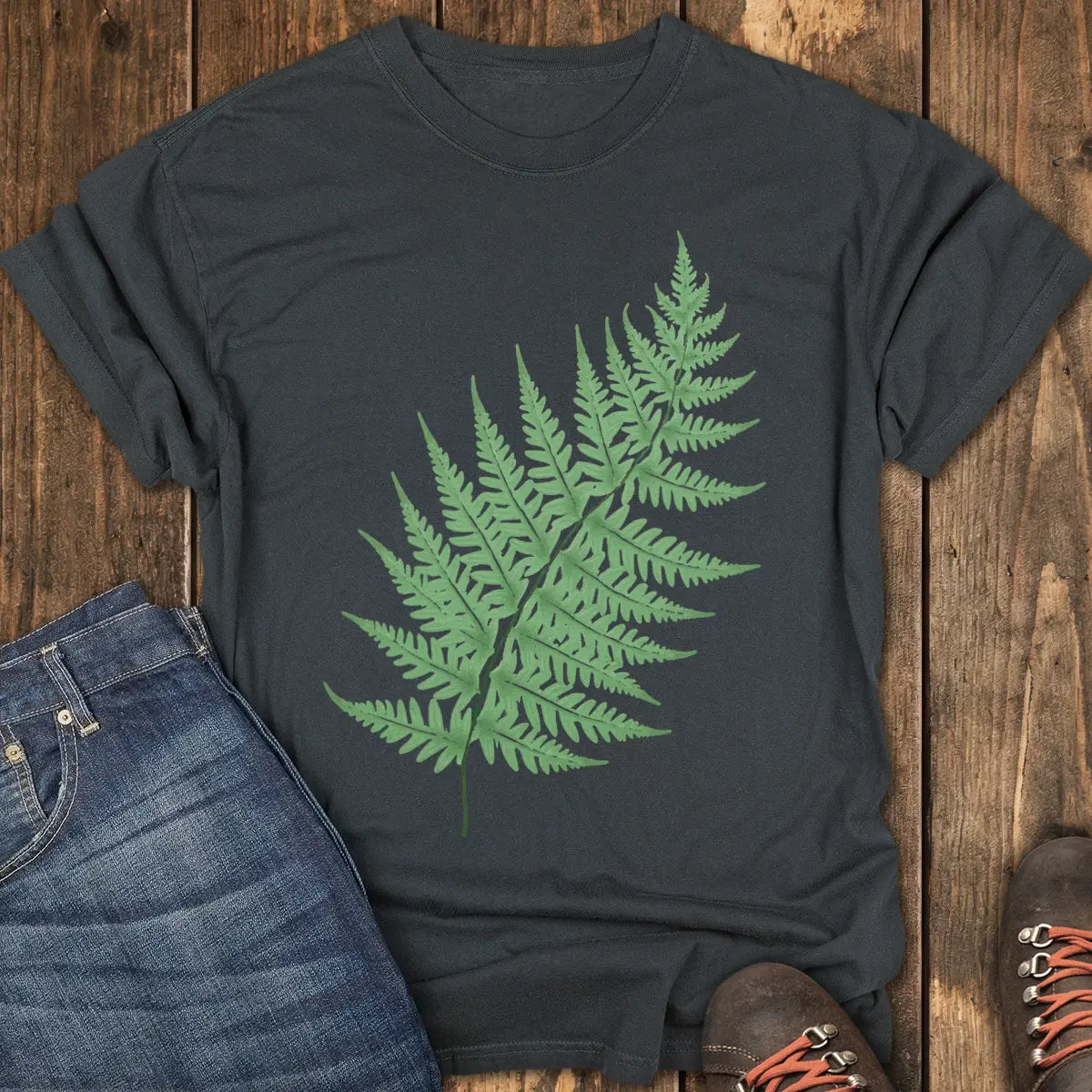 A Simple Leaf Tee - Black