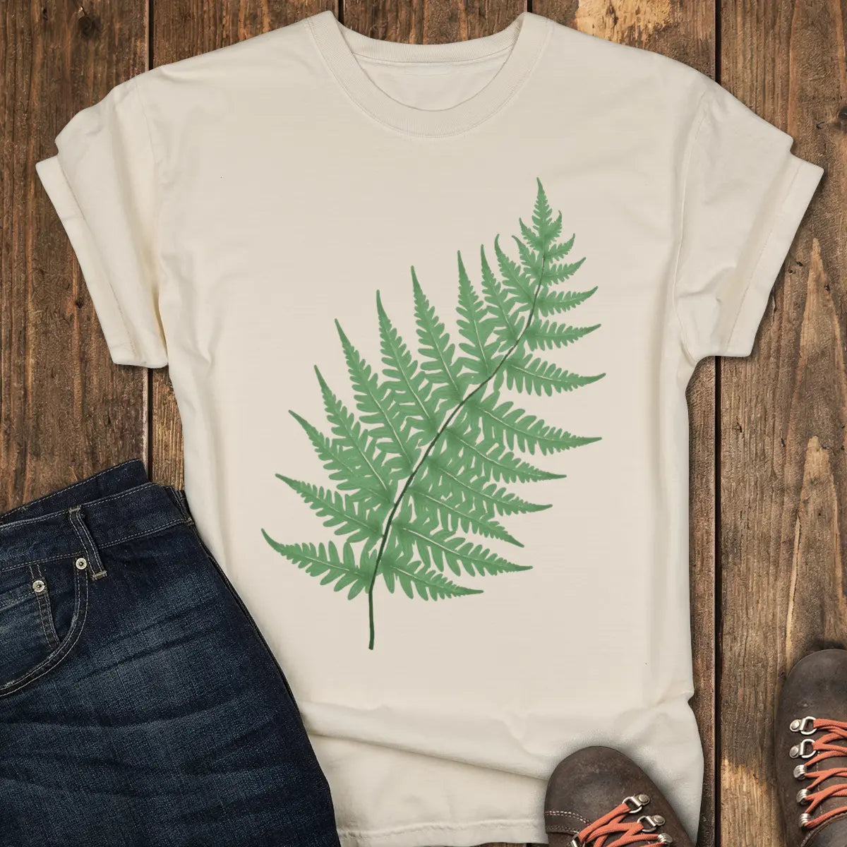 A Simple Leaf Tee - Ivory