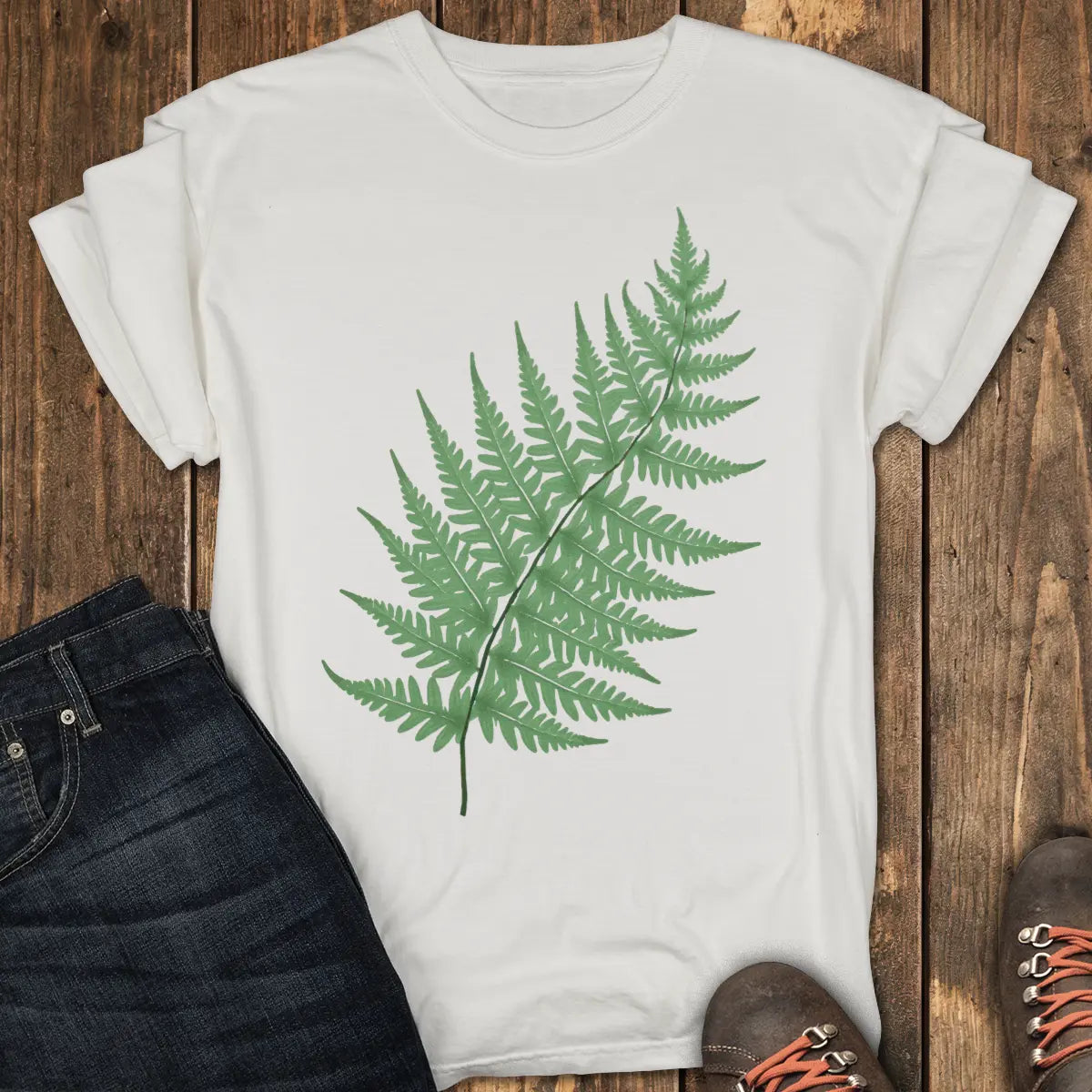 A Simple Leaf Tee - White