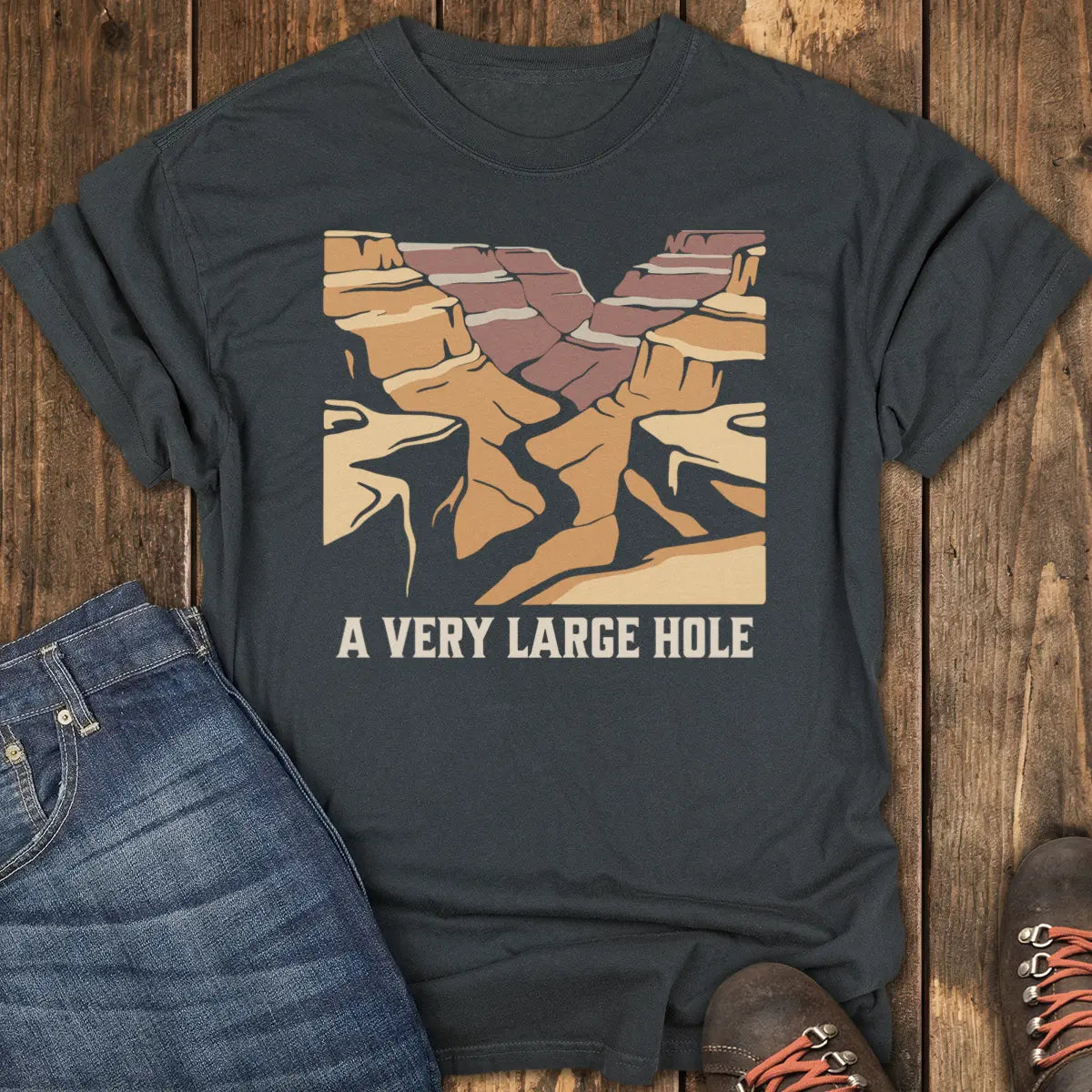 A Very Large Hole Tee - Black