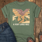 A Very Large Hole Tee - Moss