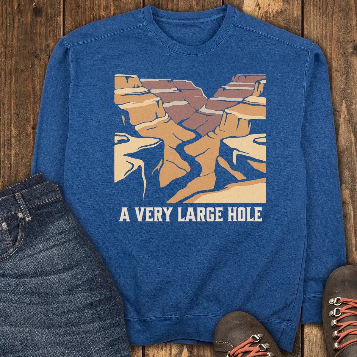 A Very Large Hole Sweatshirt - True Navy