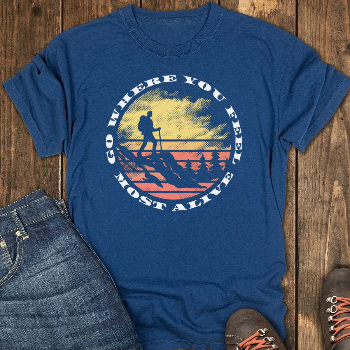 Alive Tee - Navy