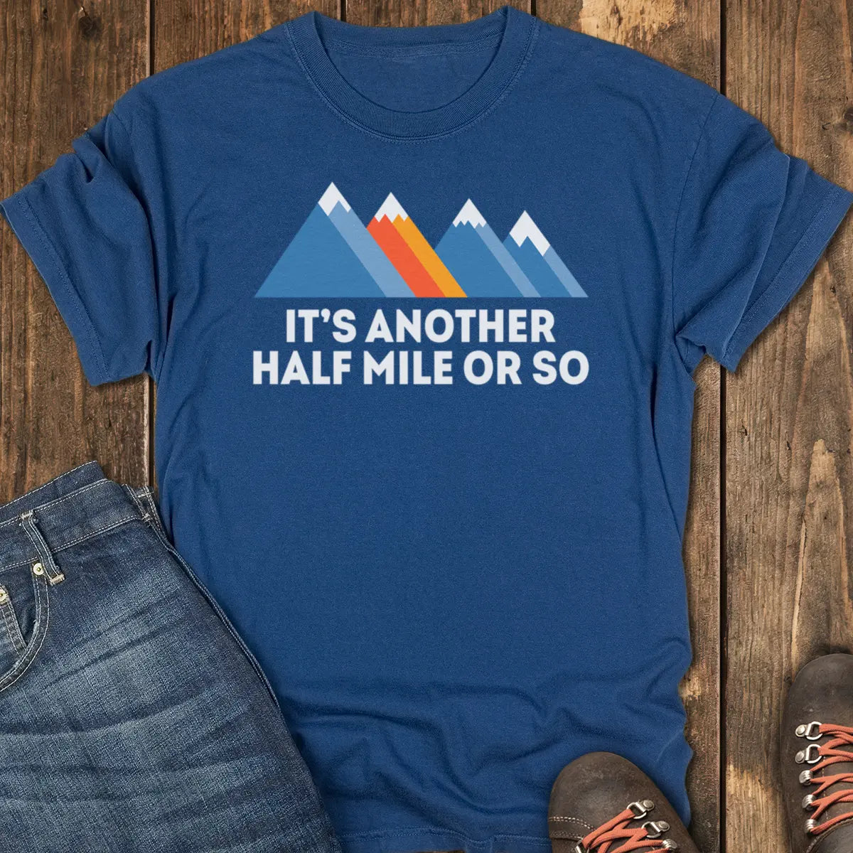 Almost There Tee - Navy