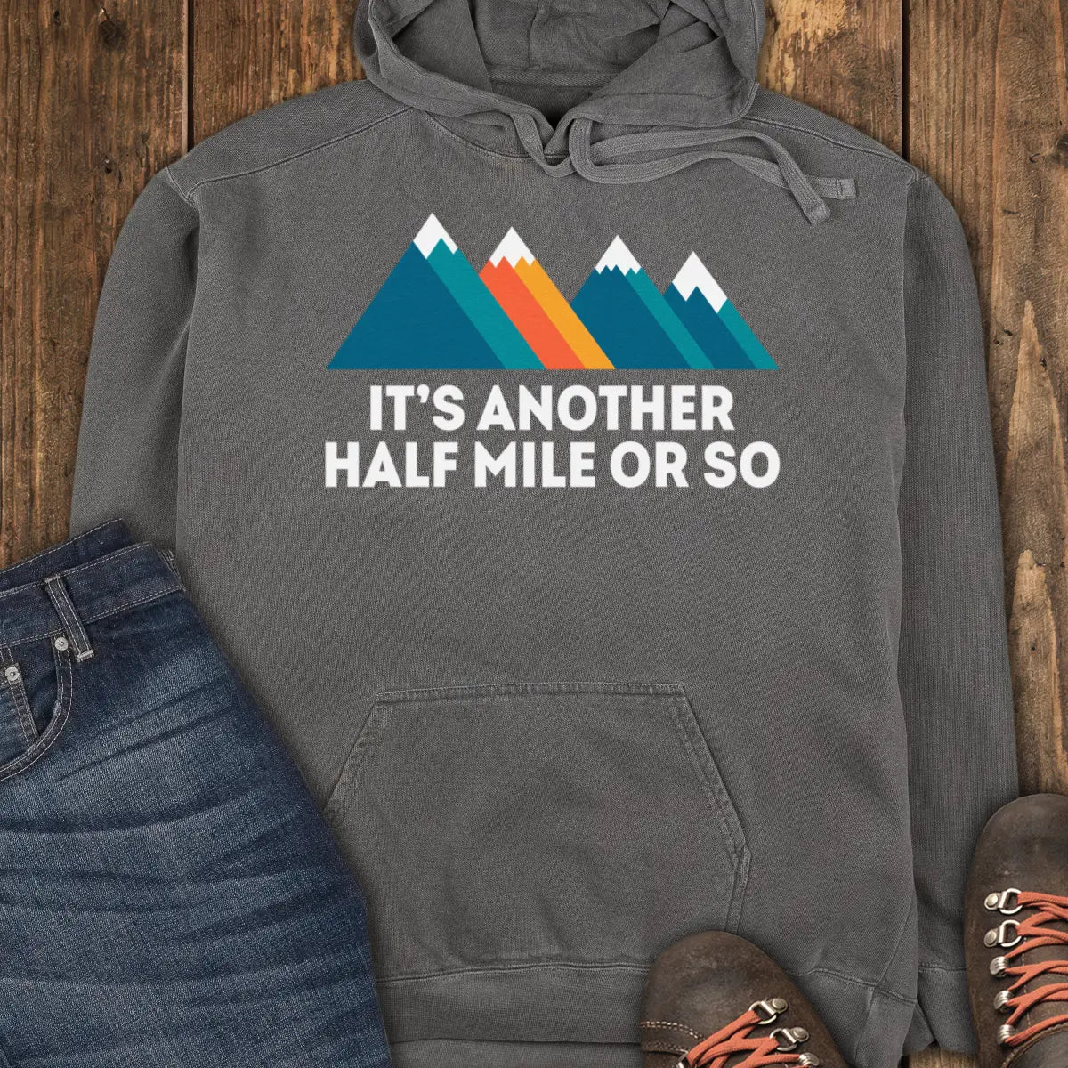 Almost There Hoodie - Pepper