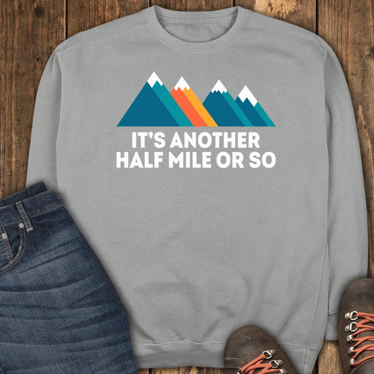 Almost There Sweatshirt - Grey
