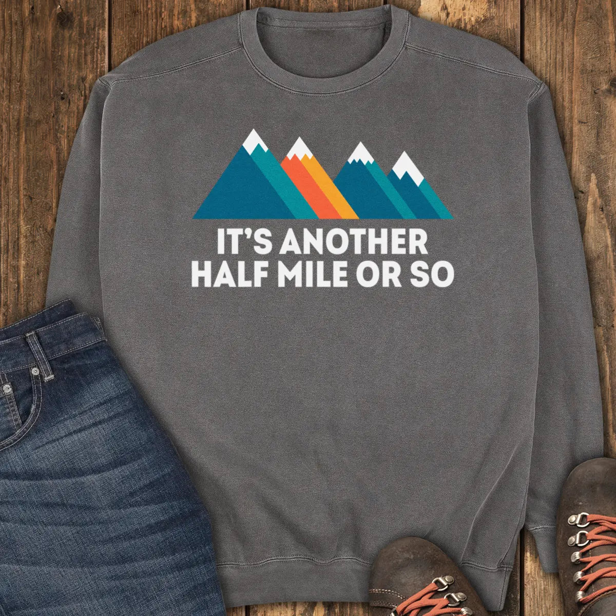 Almost There Sweatshirt - Pepper