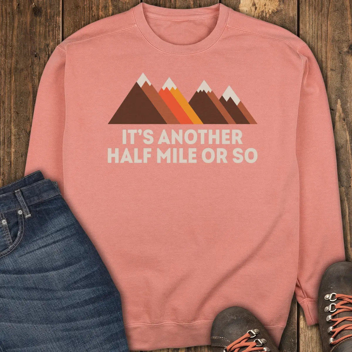 Almost There Sweatshirt - Terracotta