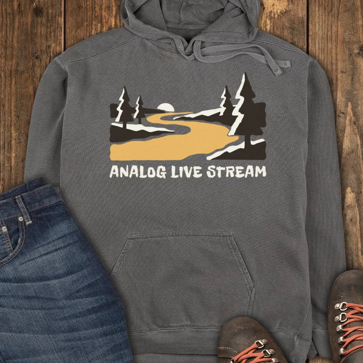 Analog Live Stream Hoodie - Pepper