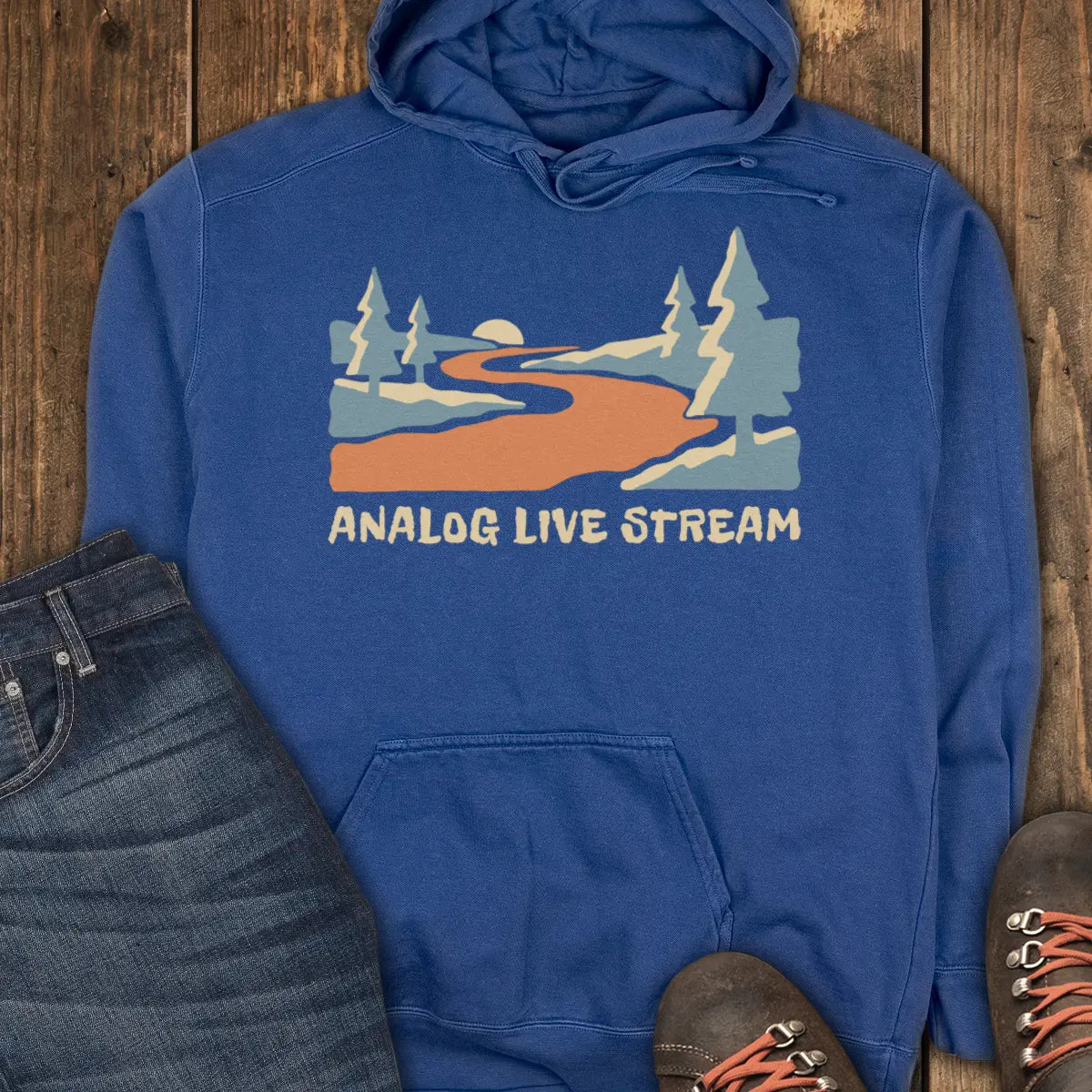 Analog Live Stream Hoodie - True Navy