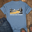 Analog Live Stream Tee - Blue Jean