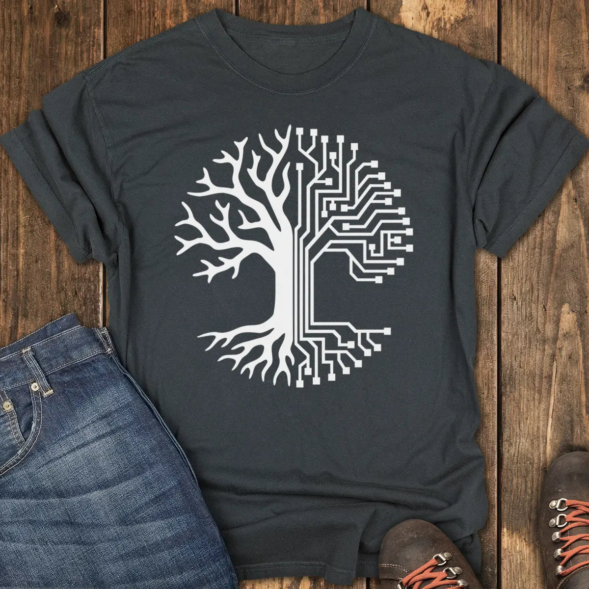 Analog Roots Tee - Black