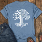 Analog Roots Tee - Blue Jean