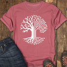 Analog Roots Tee - Crimson