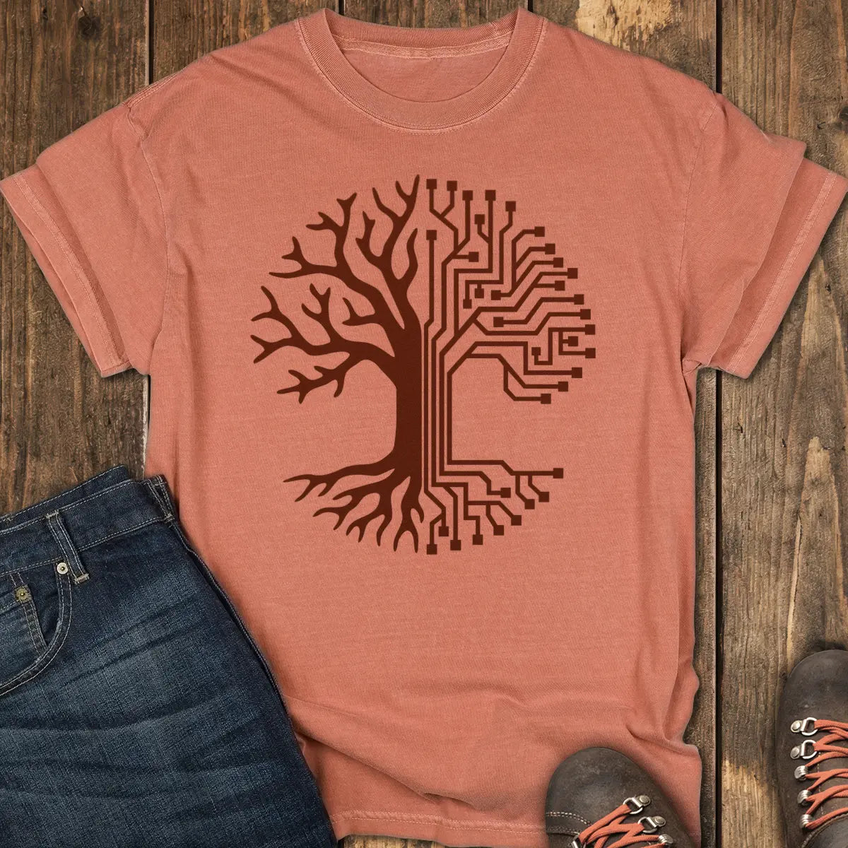 Analog Roots Tee - Yam