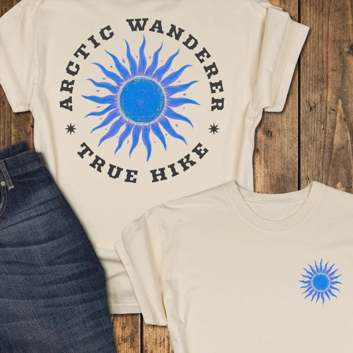 Arctic Wanderer — Back Print Tee - Ivory