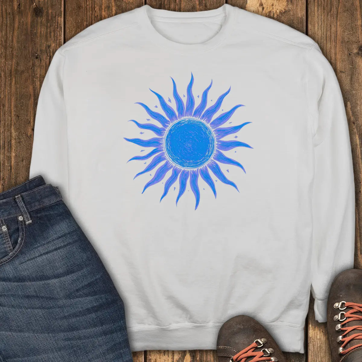 Arctic Wanderer Sweatshirt - White