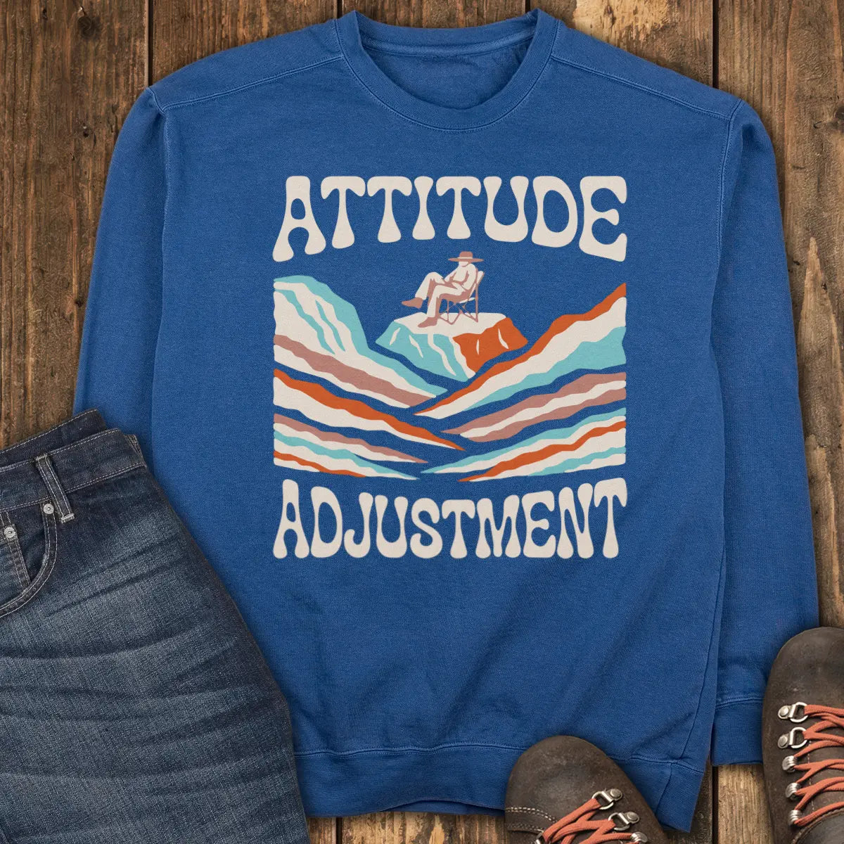 Attitude Adjustment Sweatshirt - True Navy