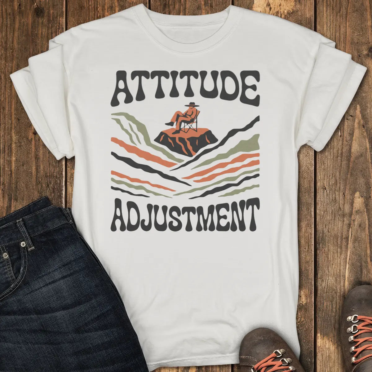 Attitude Adjustment Tee Tee - White