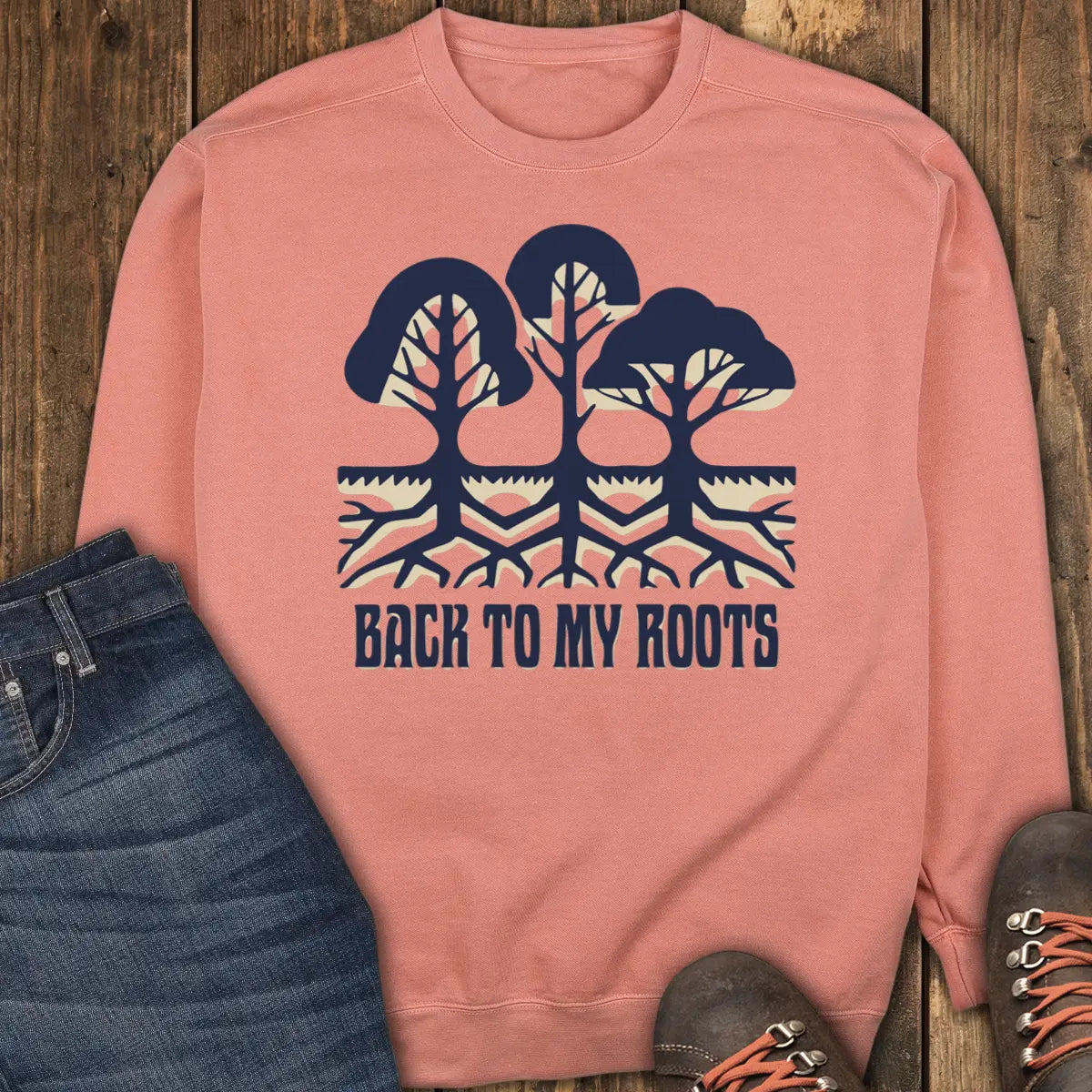 Back to My Roots Sweatshirt - Terracotta