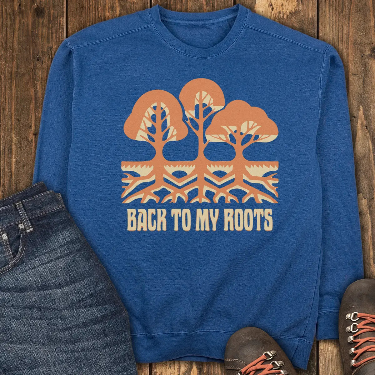 Back to My Roots Sweatshirt - True Navy