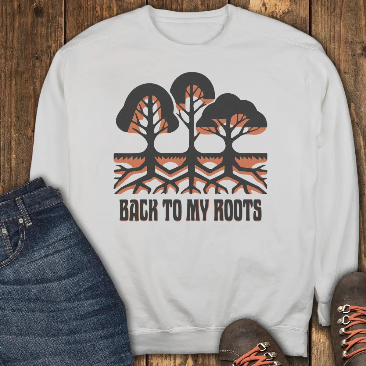 Back to My Roots Sweatshirt - White
