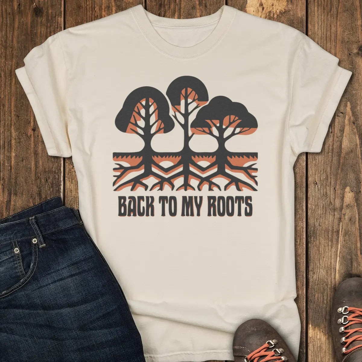 Back to My Roots Tee - Ivory