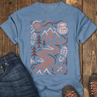 Backpacker Tee - Blue Jean