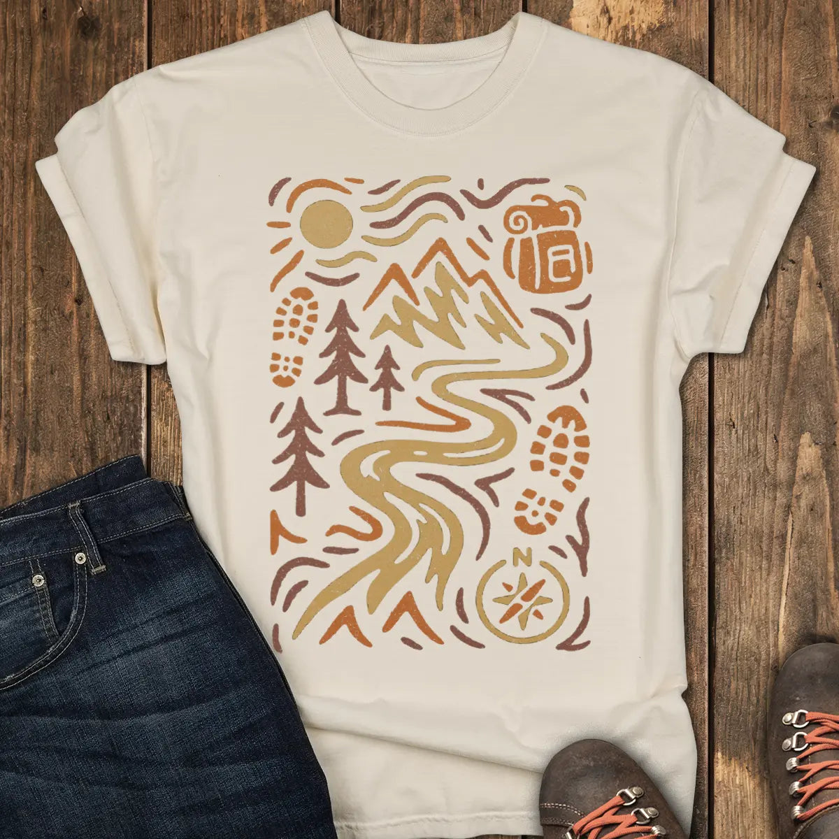 Backpacker Tee - Ivory