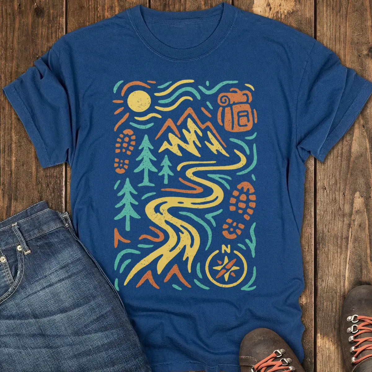 Backpacker Tee - Navy