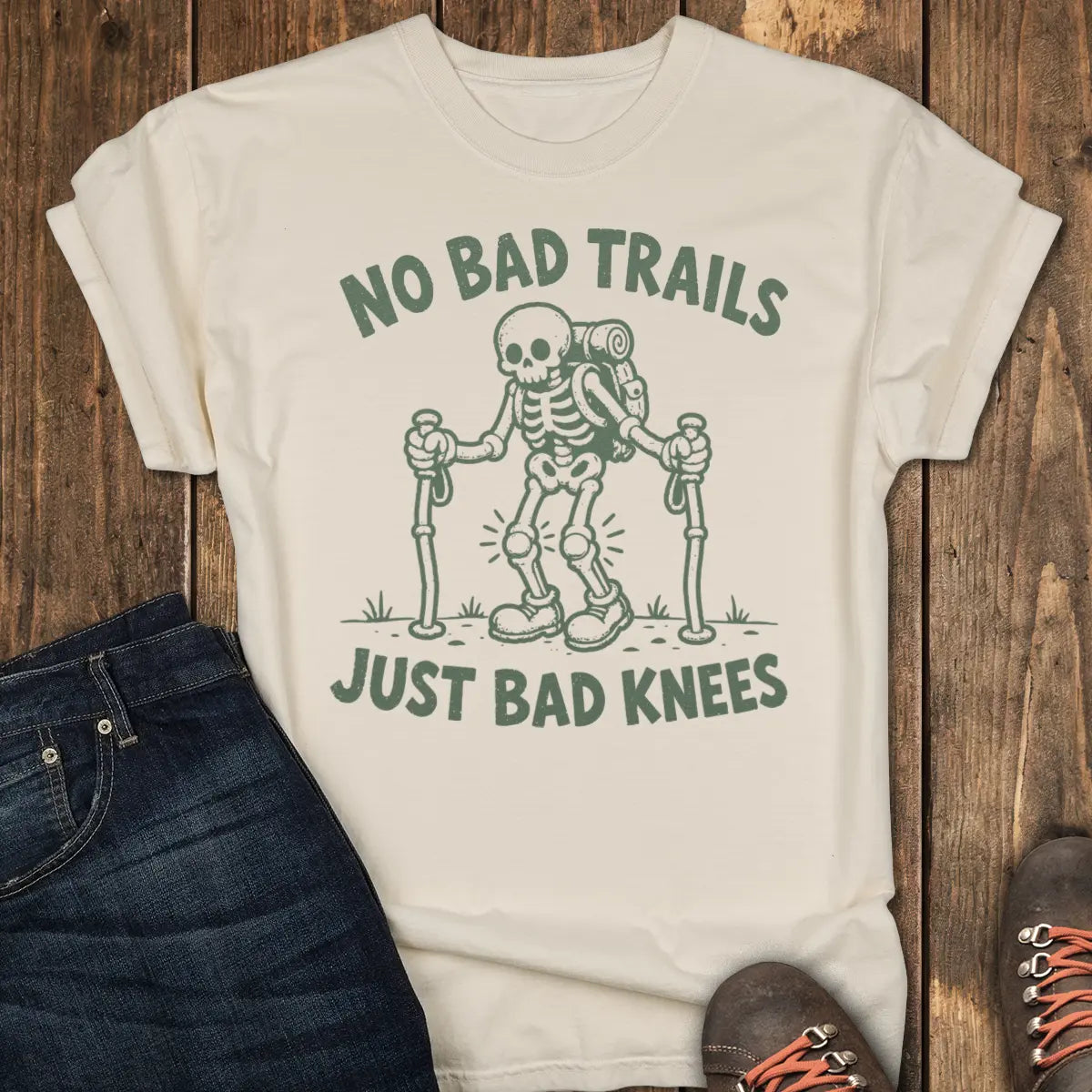 Bad Knees Club Tee - Ivory