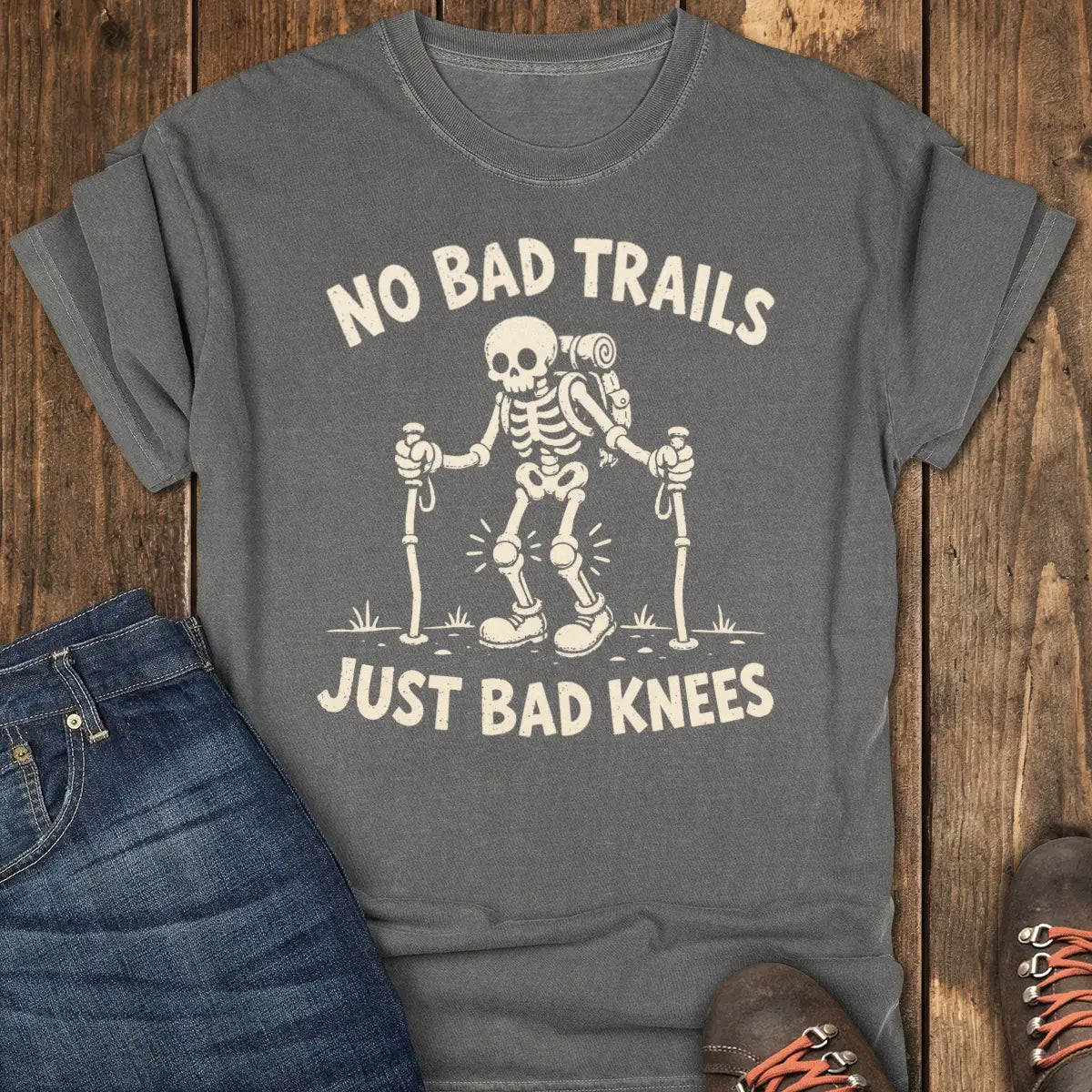 Bad Knees Club Tee - Pepper