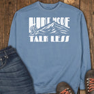 Be Quiet Sweatshirt - Blue Jean