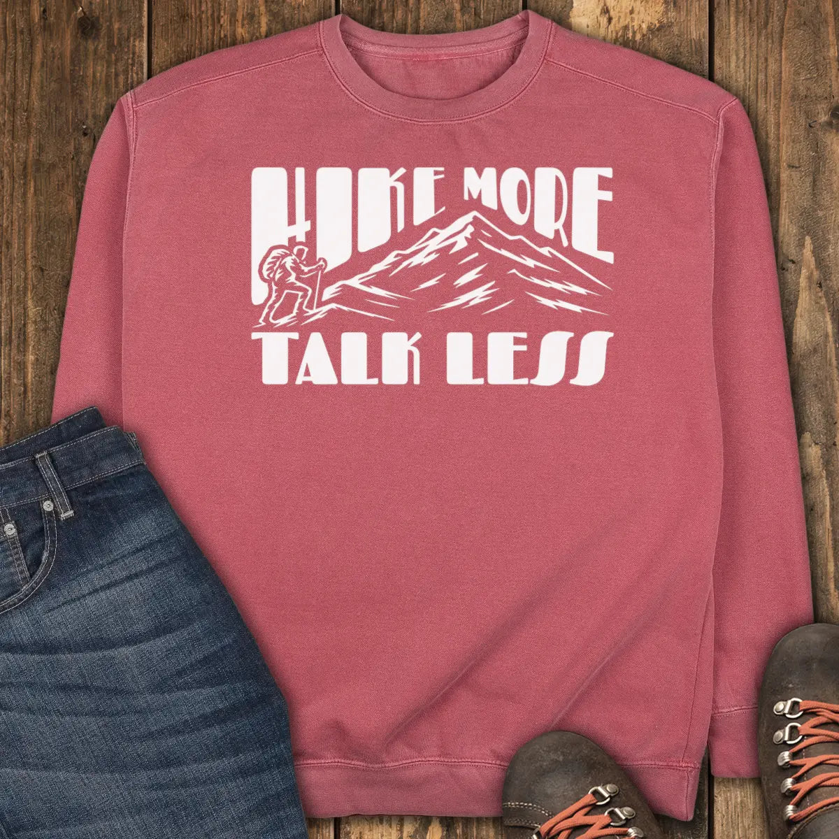 Be Quiet Sweatshirt - Crimson