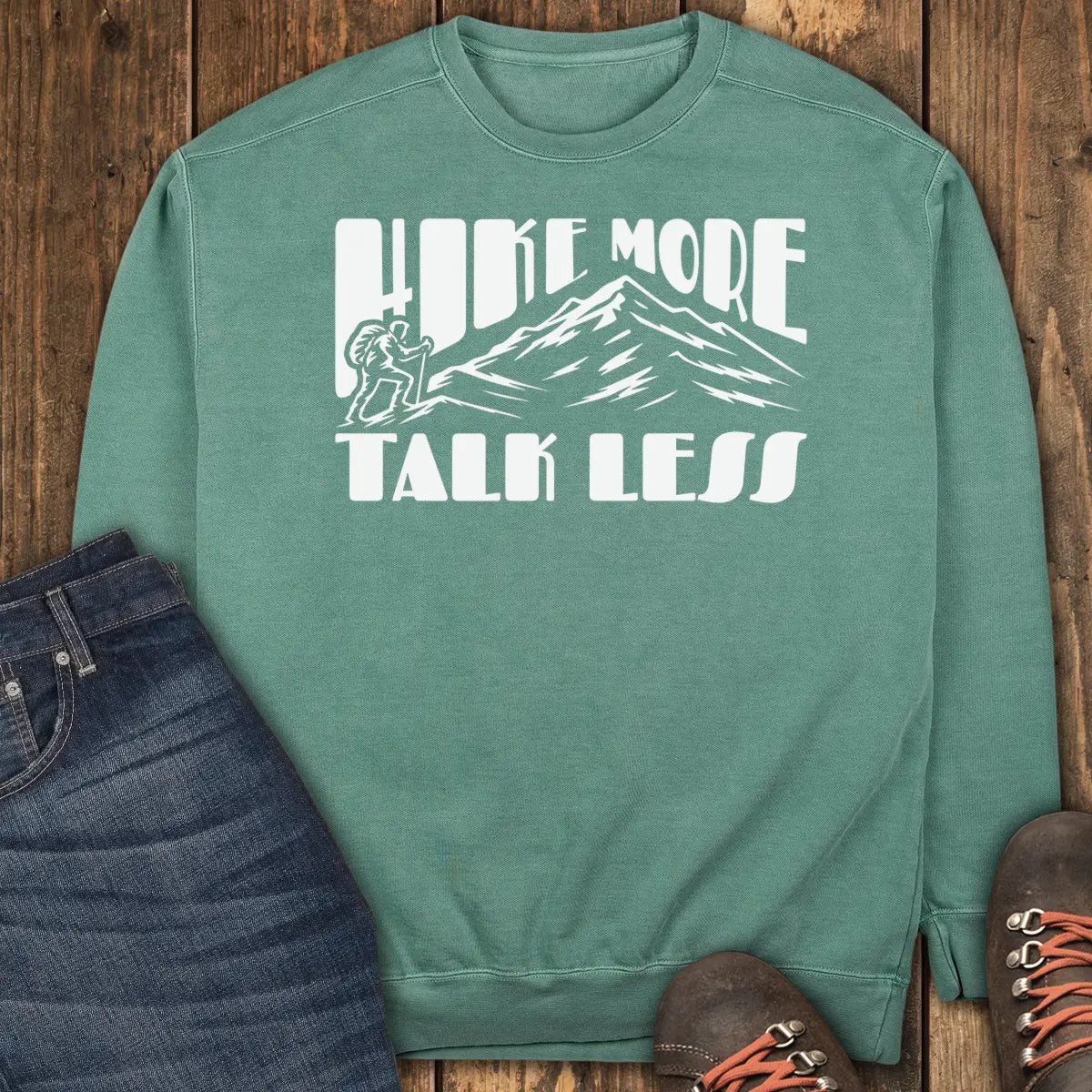 Be Quiet Sweatshirt - Light Green