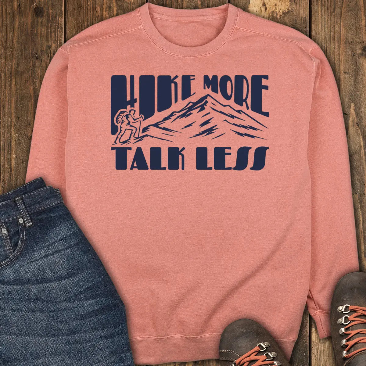Be Quiet Sweatshirt - Terracotta