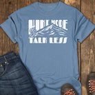 Be Quiet Tee - Blue Jean