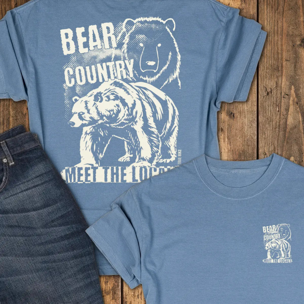 Bear Country Tee - Blue Jean