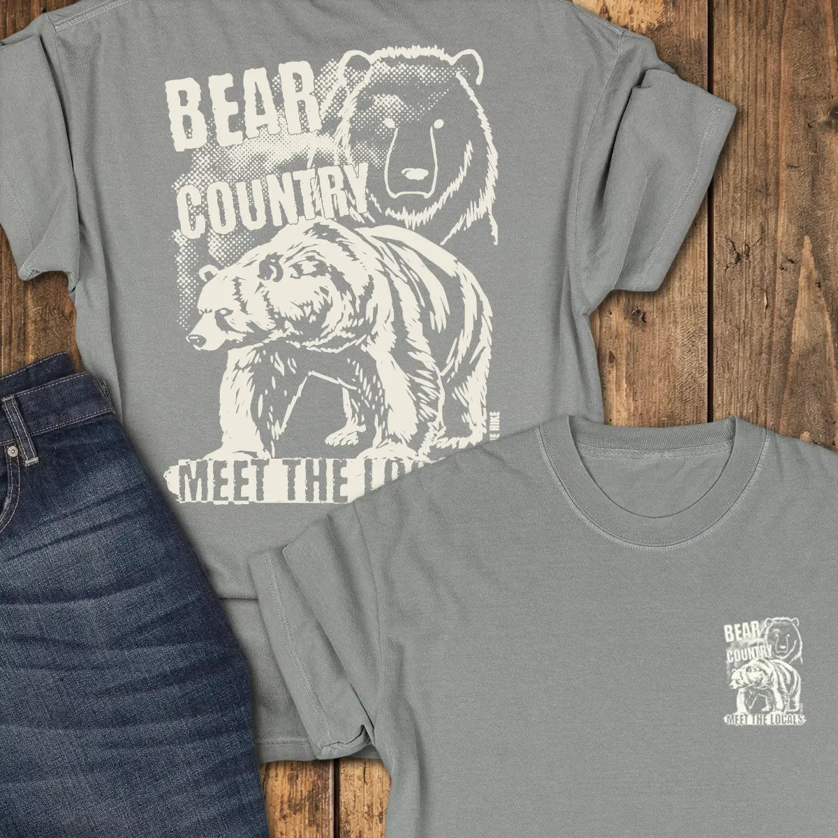 Bear Country Tee - Grey