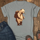 Bear and Ladybug Tee - Grey