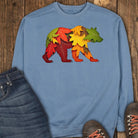 Bear of the Forest Sweatshirt - Blue Jean