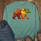 Bear of the Forest Sweatshirt - Light Green