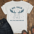 Big Calm Moose Tee - White