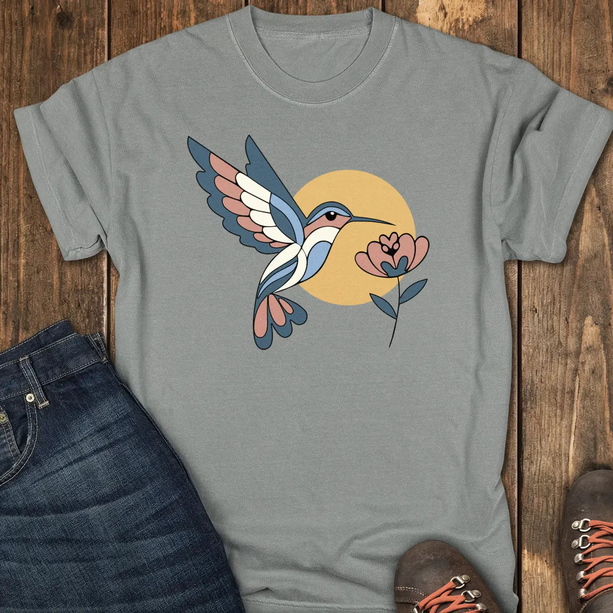 Bloomline Tee - Grey
